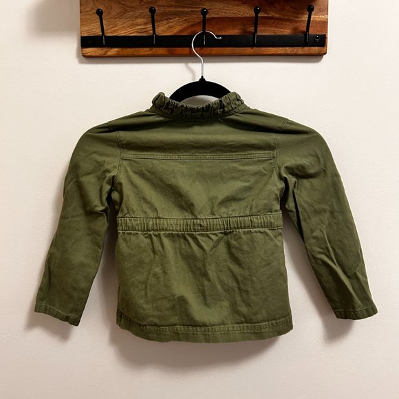 Adorable 5T Green Utility / Army Jacket - Picture 3 of 7